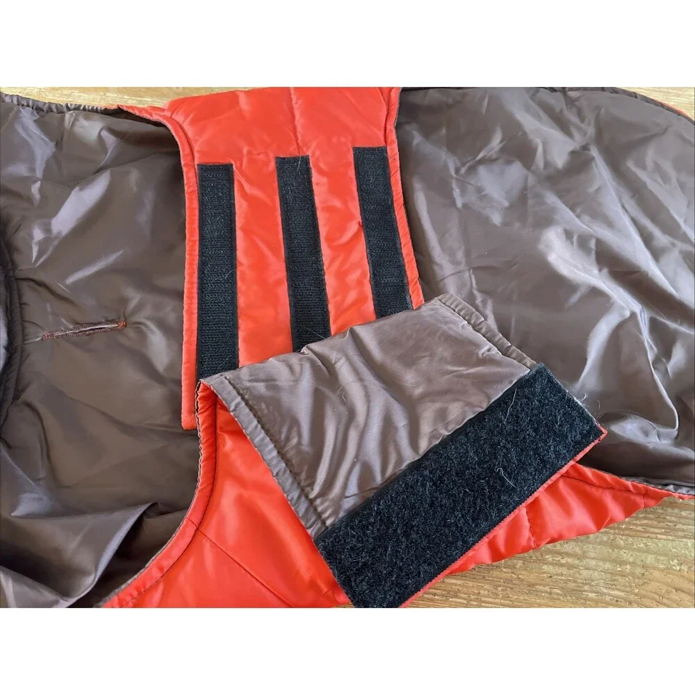 Cleveland Browns Dog Puffer Vest NFL Football Pet Jacket Shirt Coat L Pets First
